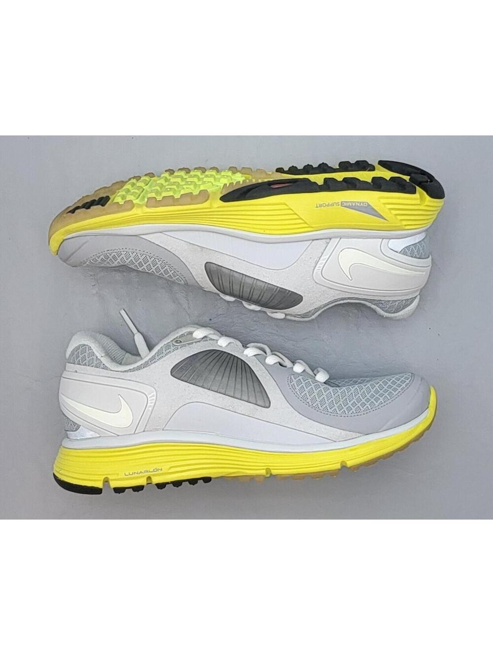 Nike Lunar Eclipse Running Shoes Womens 5.5 Gray Lunarlon Athletic Sneakers